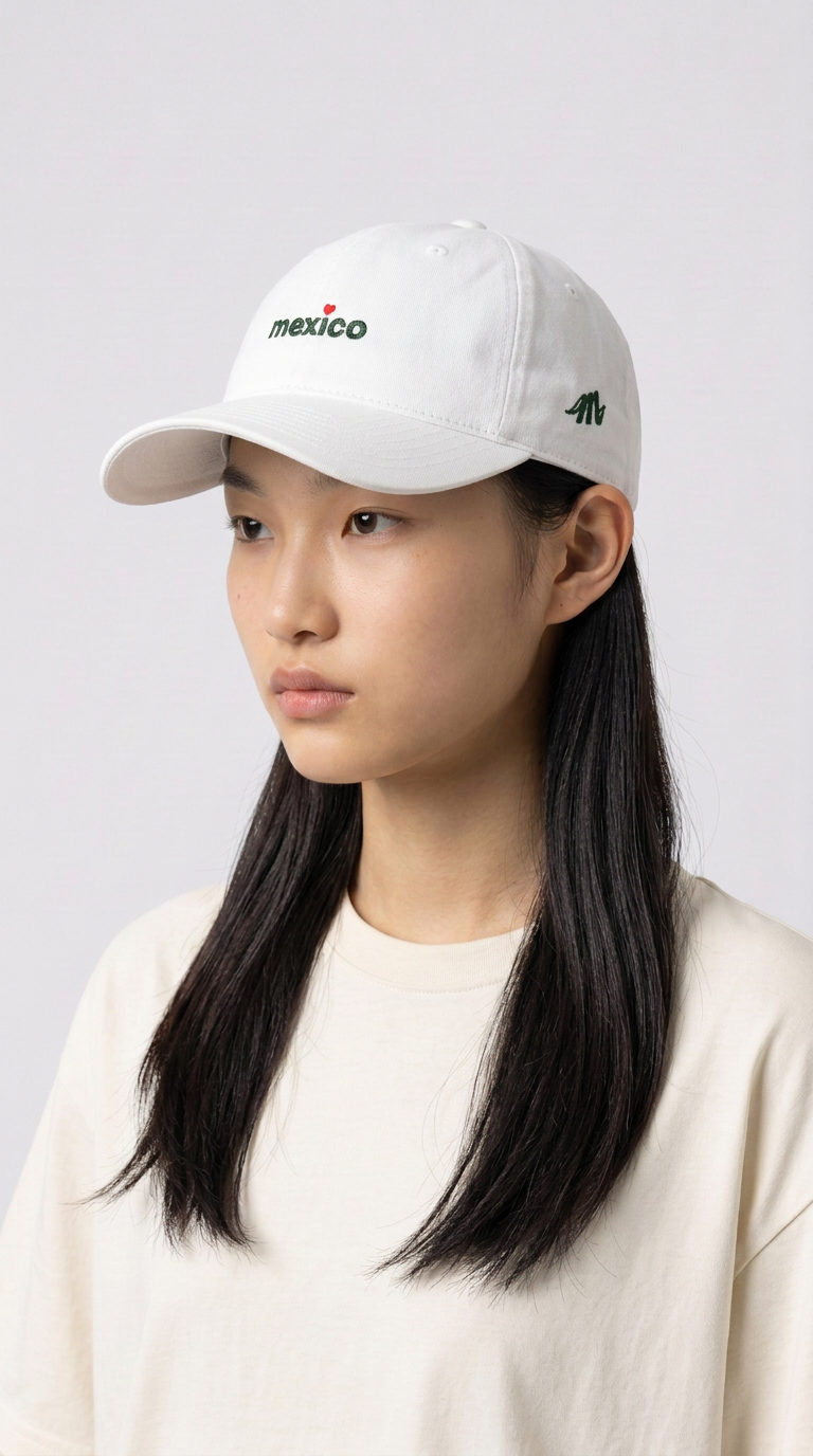 Mexico❤︎ (Heart) Dad Hat - Minimal One Size Fits All