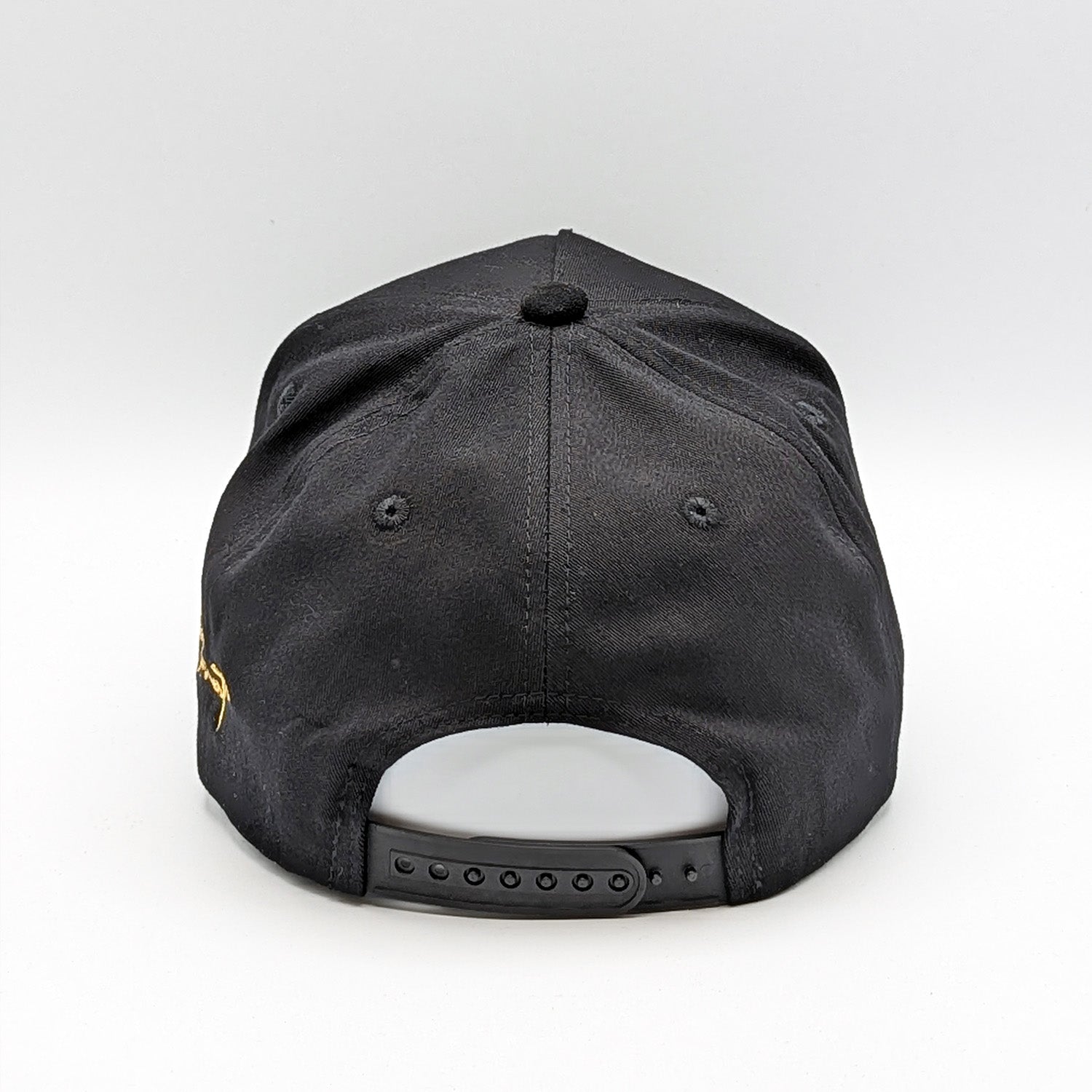 BLACK CAP COTTON/POLY CROWN, SUEDE BRIM