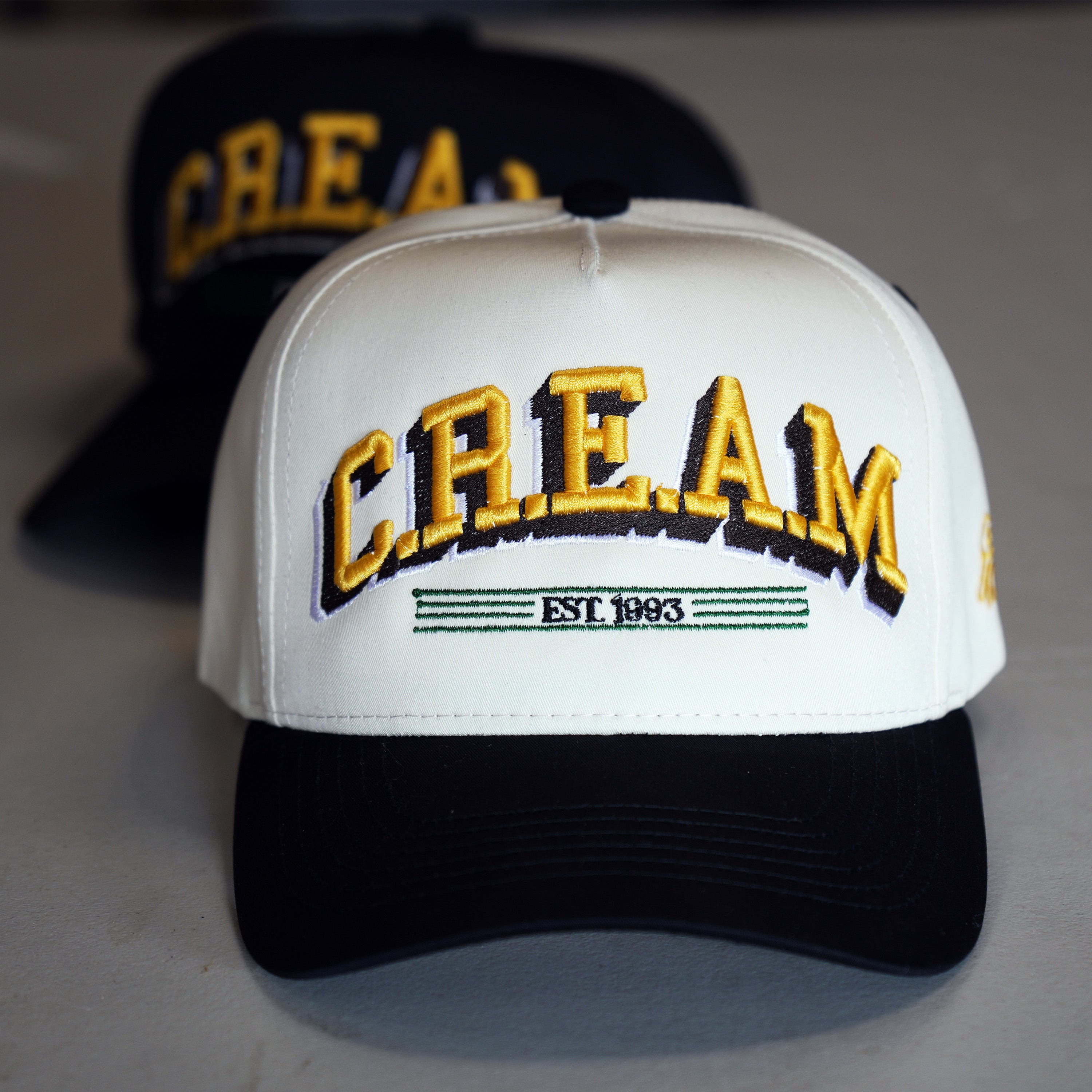 C.R.E.A.M - GREEN FULL SUEDE - Premium Snapback | CREAM