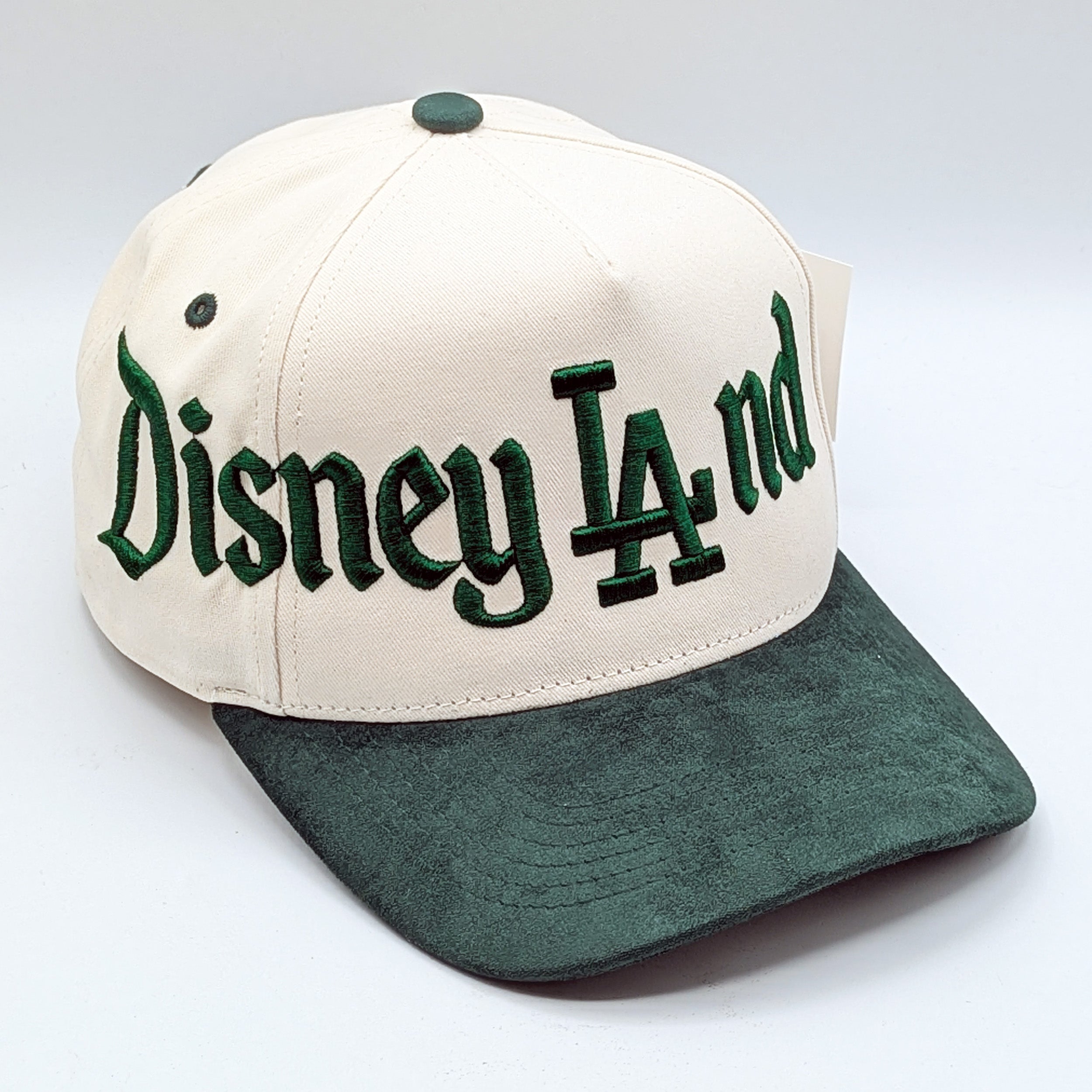 Disneyland Disney LAnd Hat - Multiple Colors - 5-Panel Embroidered Snapback Hat A-Frame