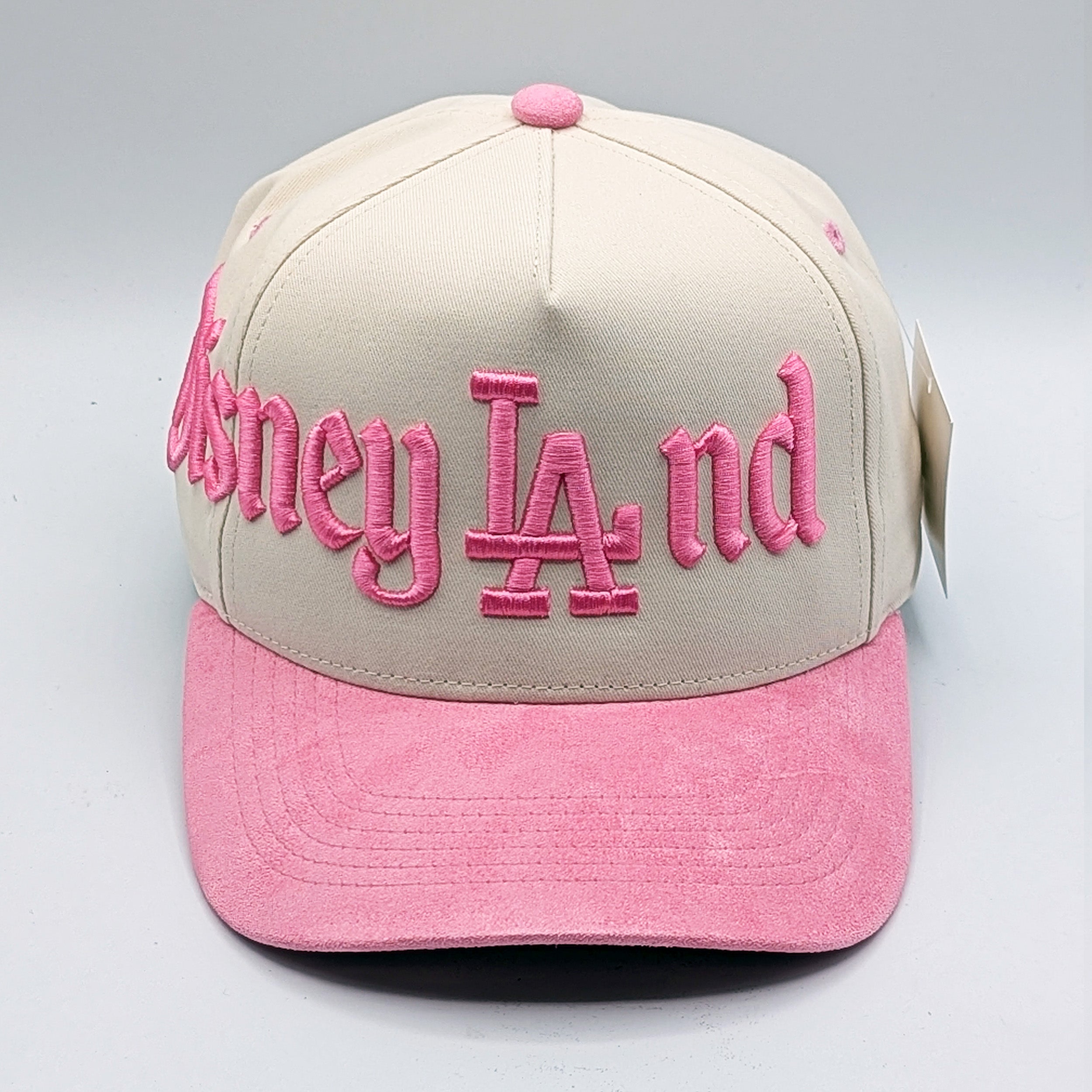 Disneyland Disney LAnd Hat - Multiple Colors - 5-Panel Embroidered Snapback Hat A-Frame