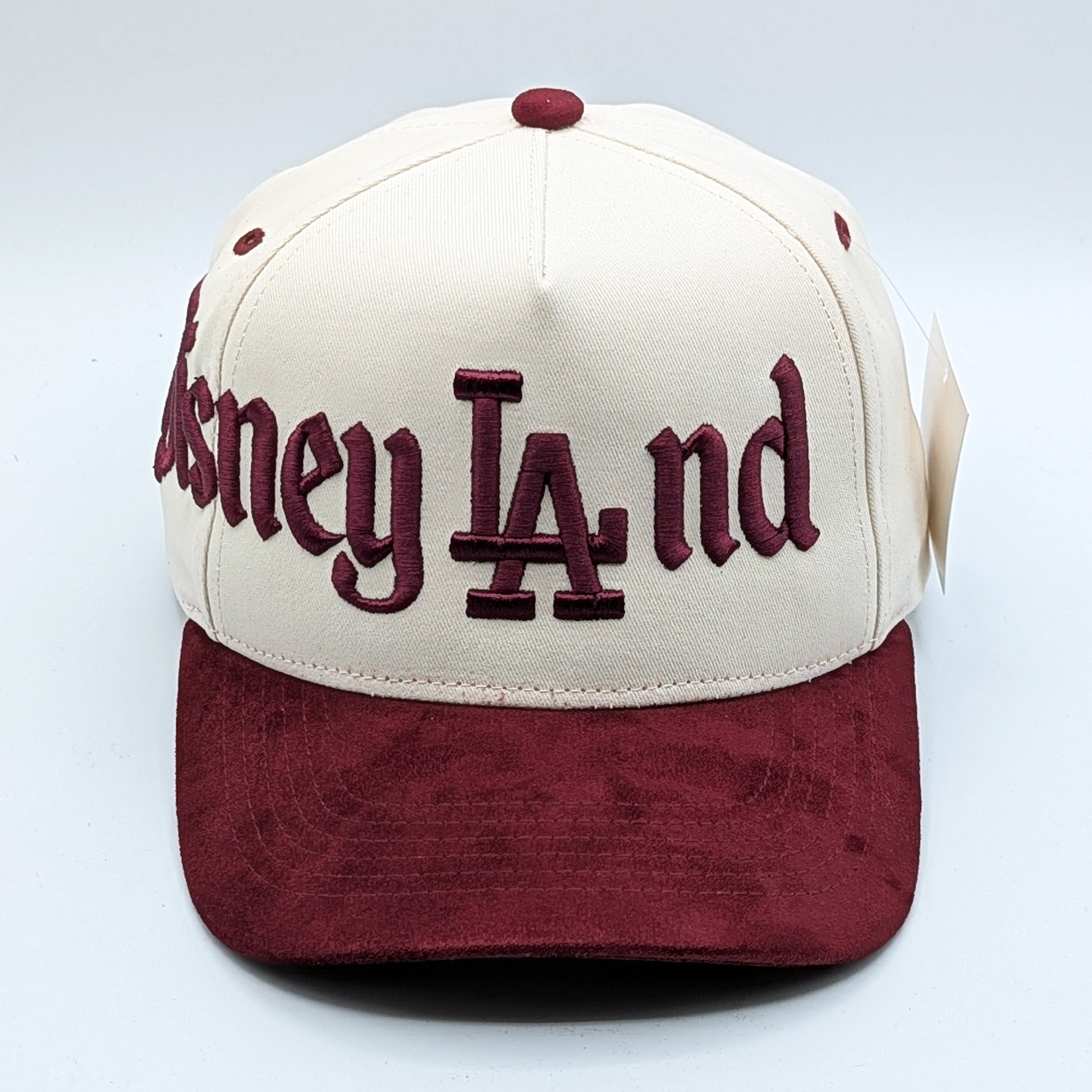Disneyland Disney LAnd Hat - Multiple Colors - 5-Panel Embroidered Snapback Hat A-Frame