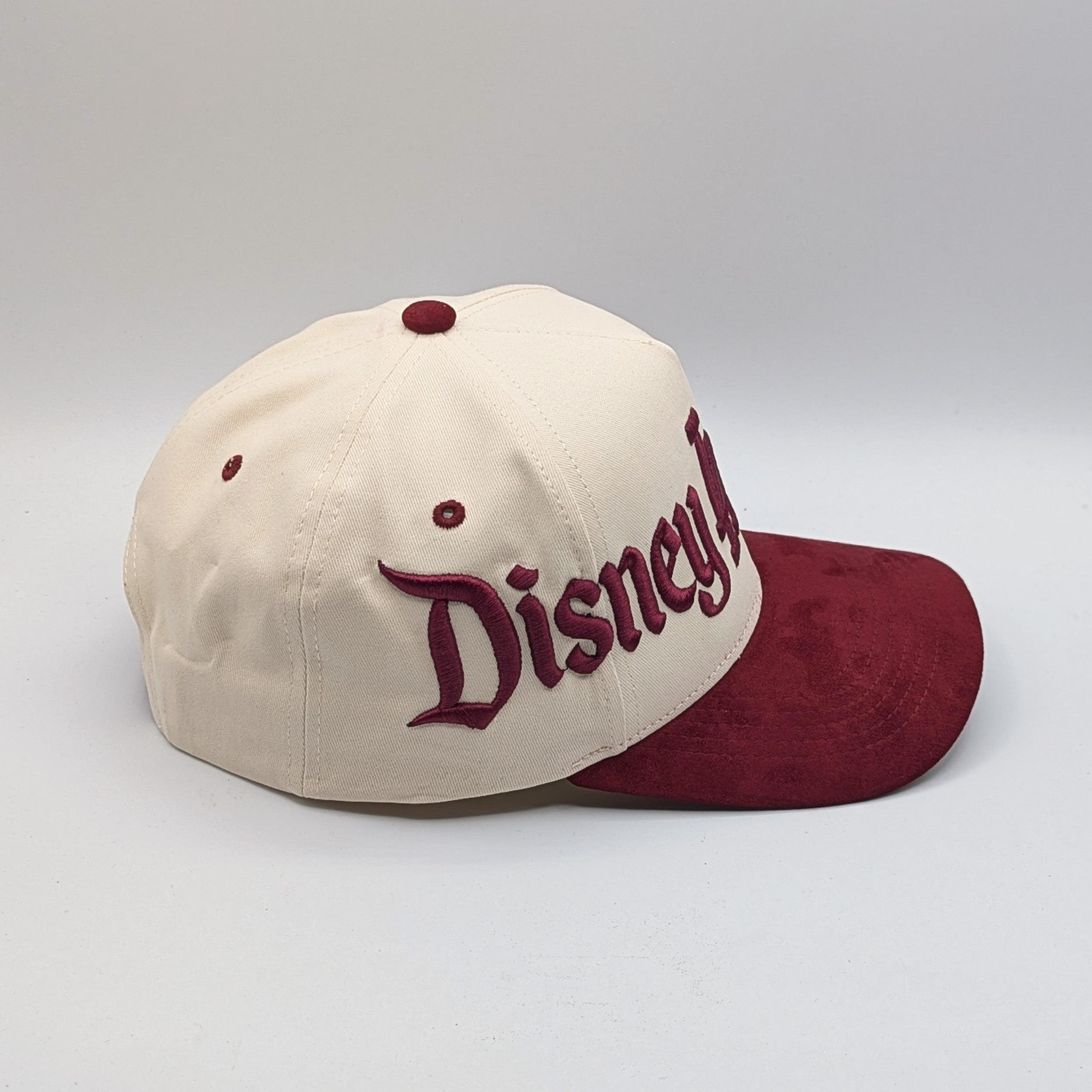 Disneyland Disney LAnd Hat - Multiple Colors - 5-Panel Embroidered Snapback Hat A-Frame