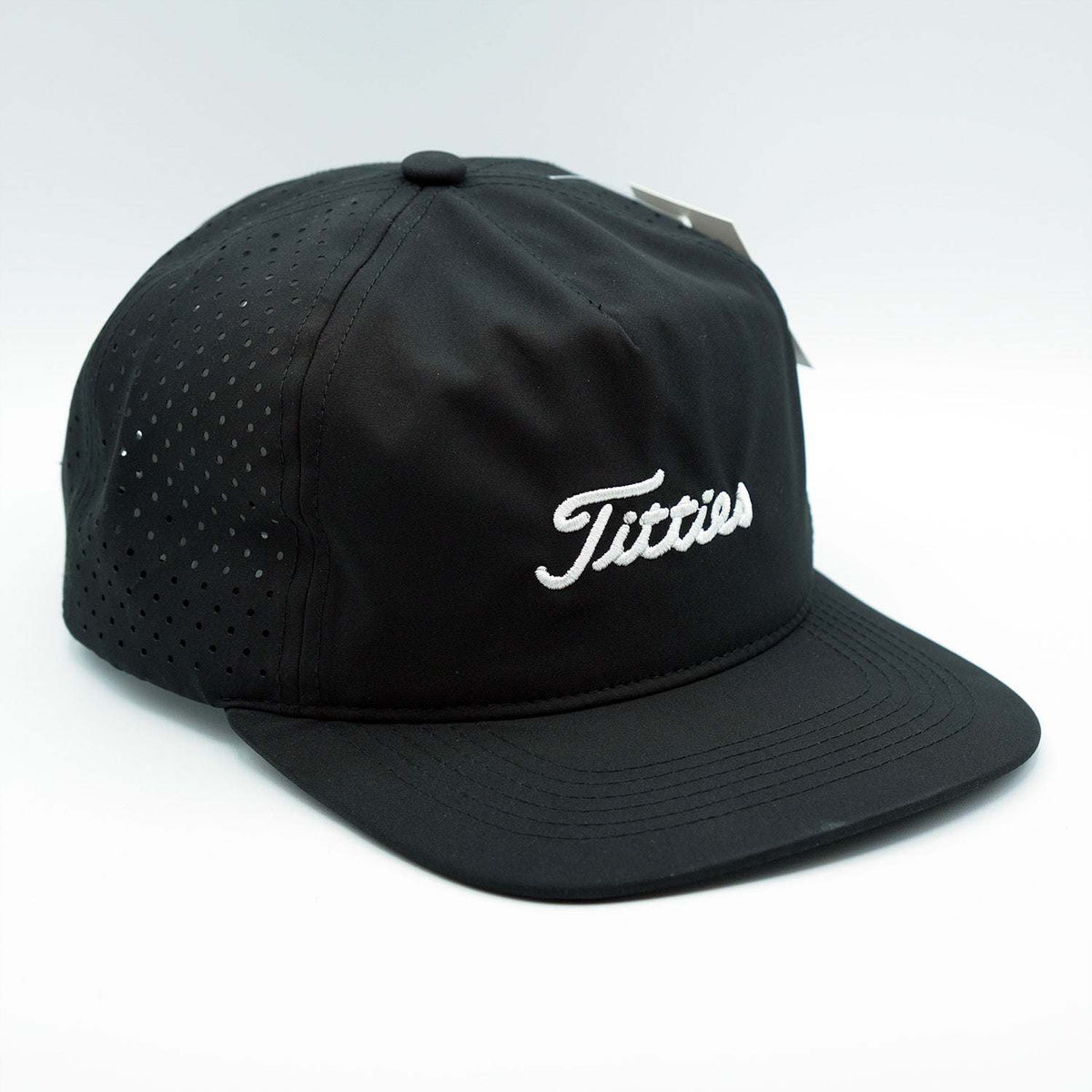 Titties - Titleist Golf Rope Hat | Funny | Parody | Masters | Snapback Hat