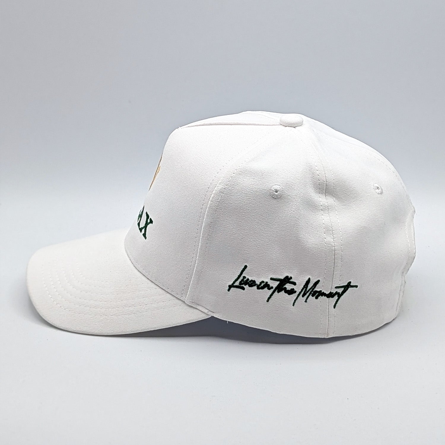 WHITE CAP FULL SUEDE