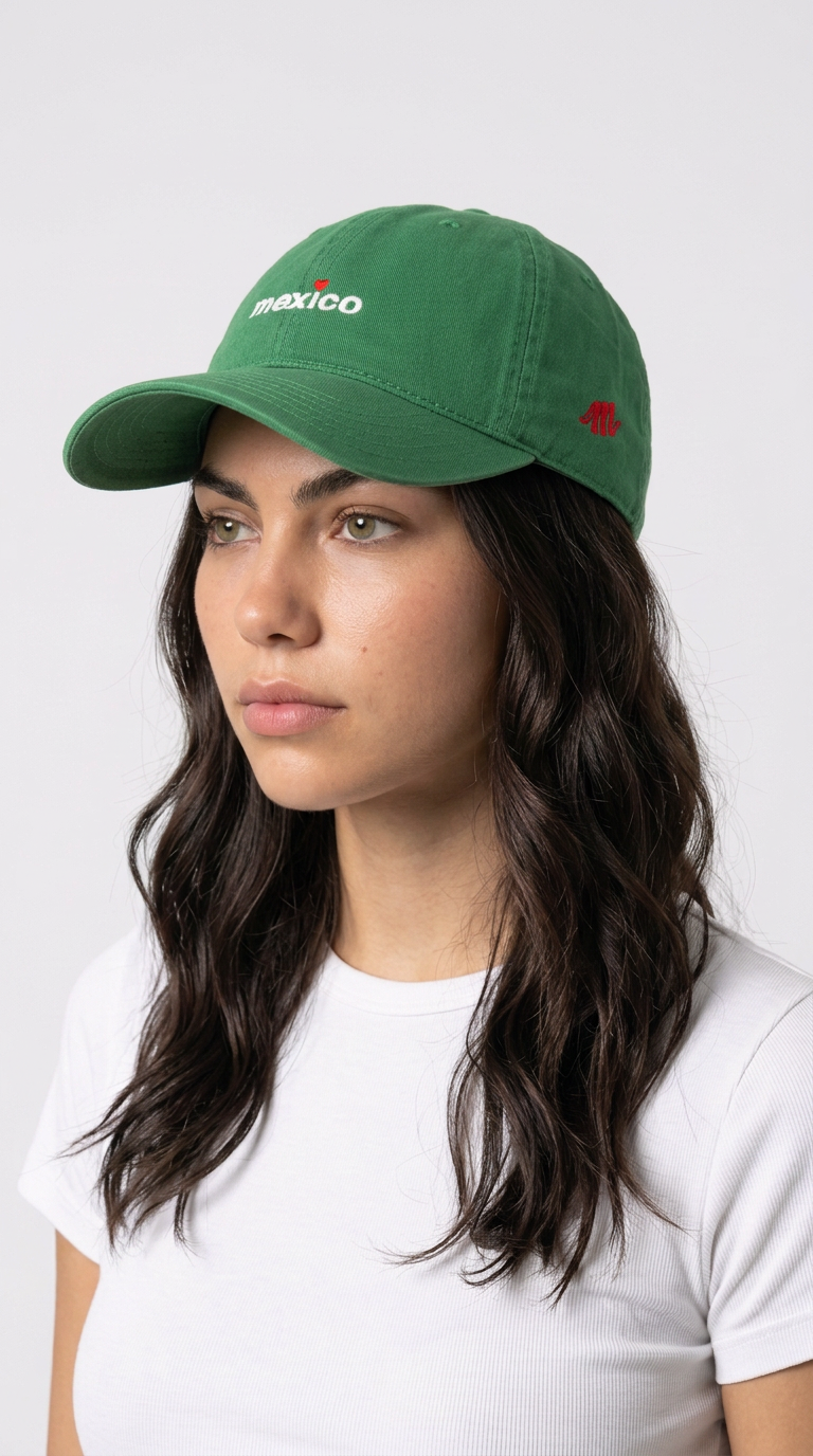 Mexico❤︎ (Heart) Dad Hat - Minimal One Size Fits All