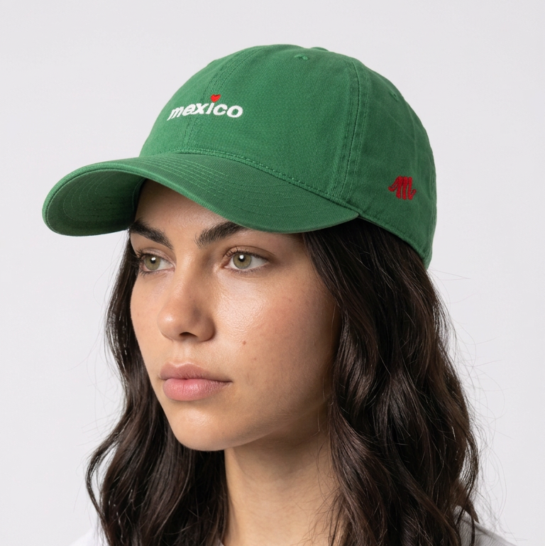 Mexico❤︎ (Heart) Dad Hat - Minimal One Size Fits All