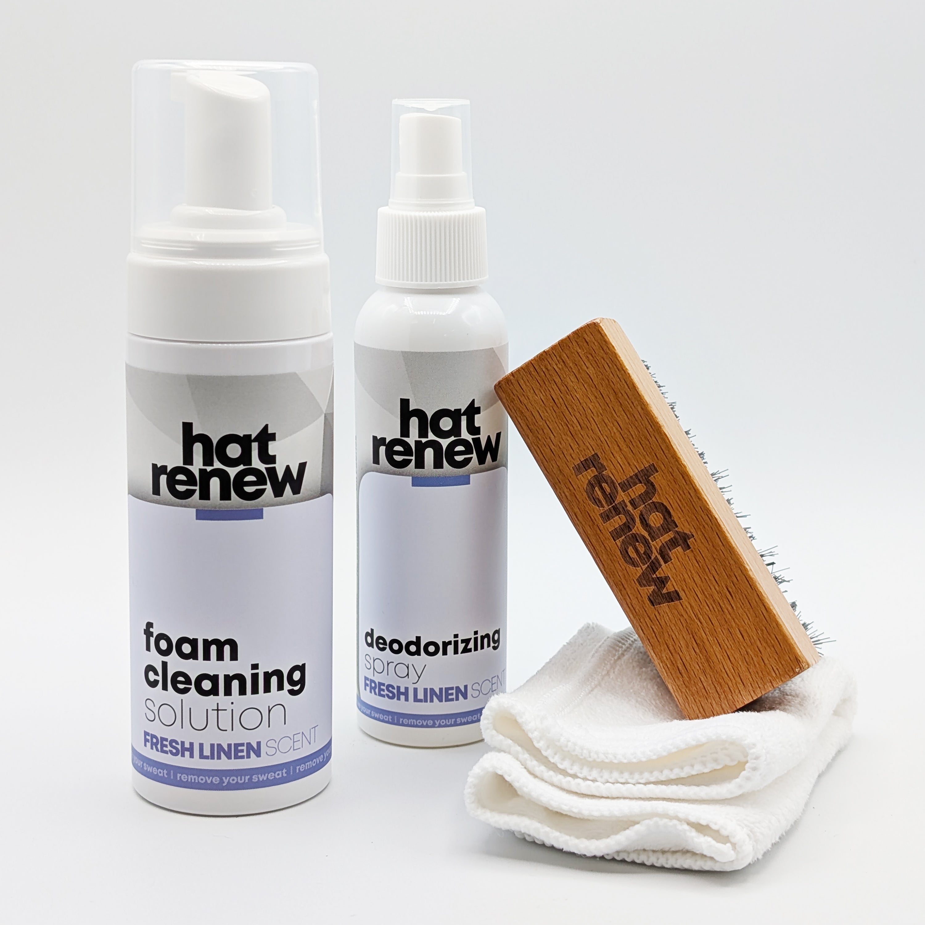 Hat Renew™ Foaming Hat Cleaner – Sweat Stain & Odor Remover (No Washing Machine Needed)
