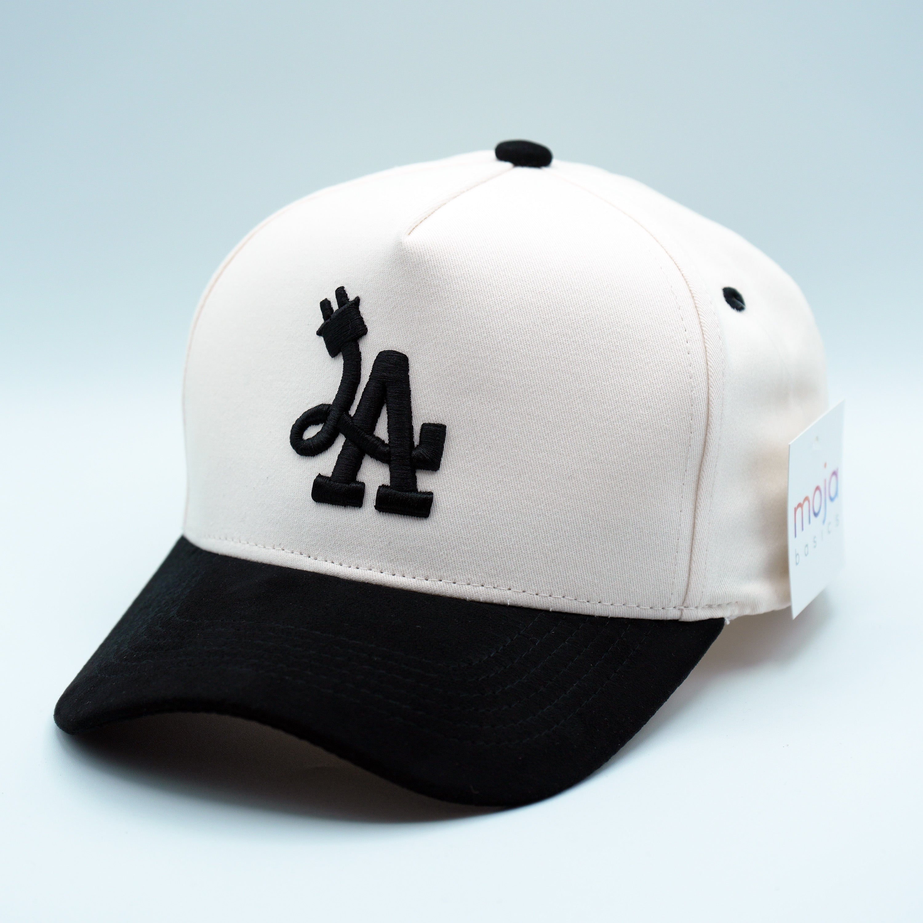LA Plug - Deep Green/Off White Two Tone - Premium A-Frame Snapback