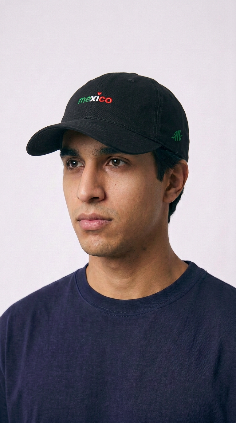 Mexico❤︎⁠ (Heart) Dad Hat - Minimal One Size Fits All
