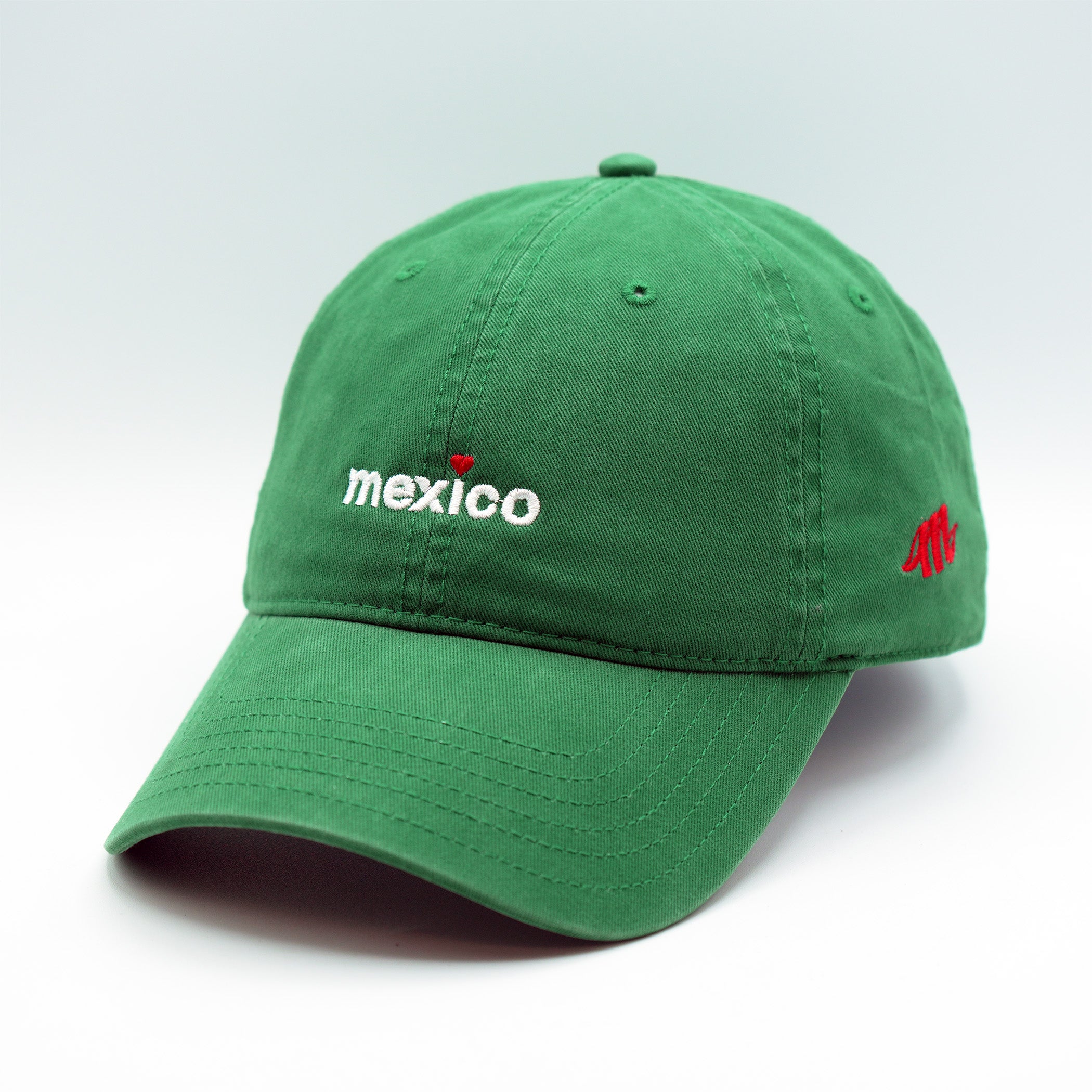 Mexico❤︎⁠ (Heart) Dad Hat - Minimal One Size Fits All