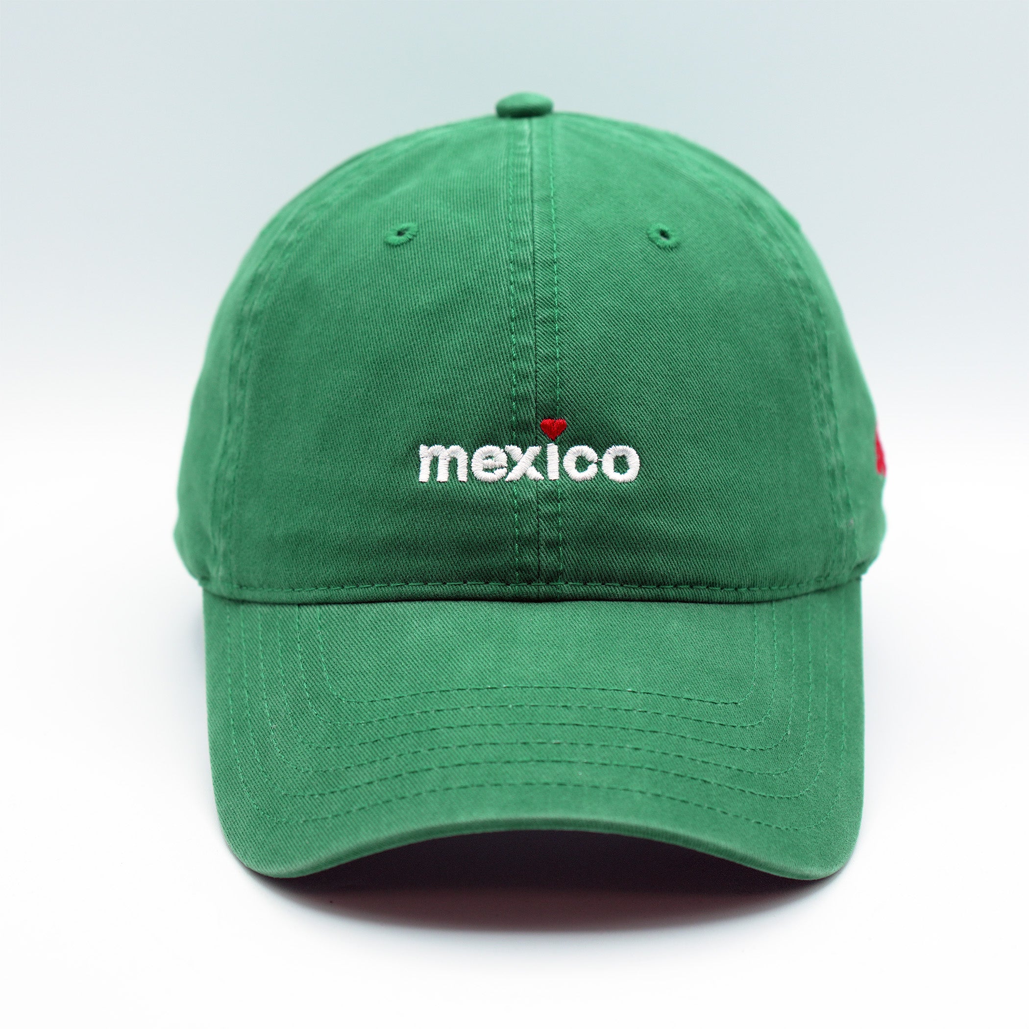 Mexico❤︎⁠ (Heart) Dad Hat - Minimal One Size Fits All