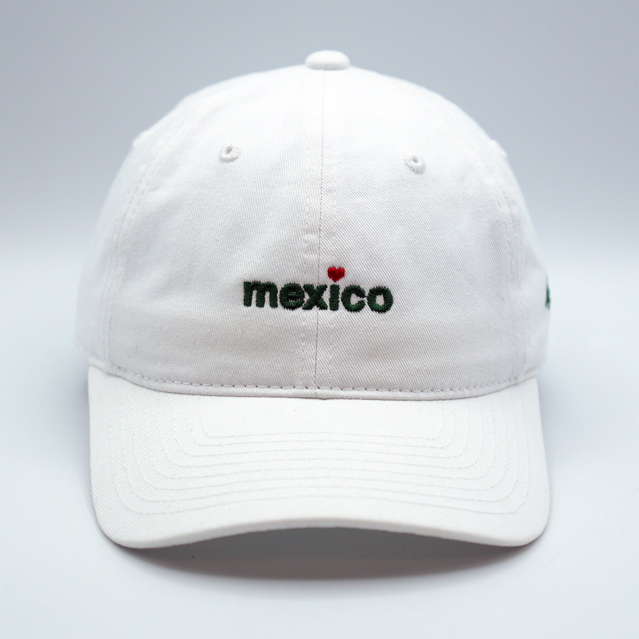 Mexico❤︎⁠ (Heart) Dad Hat - Minimal One Size Fits All