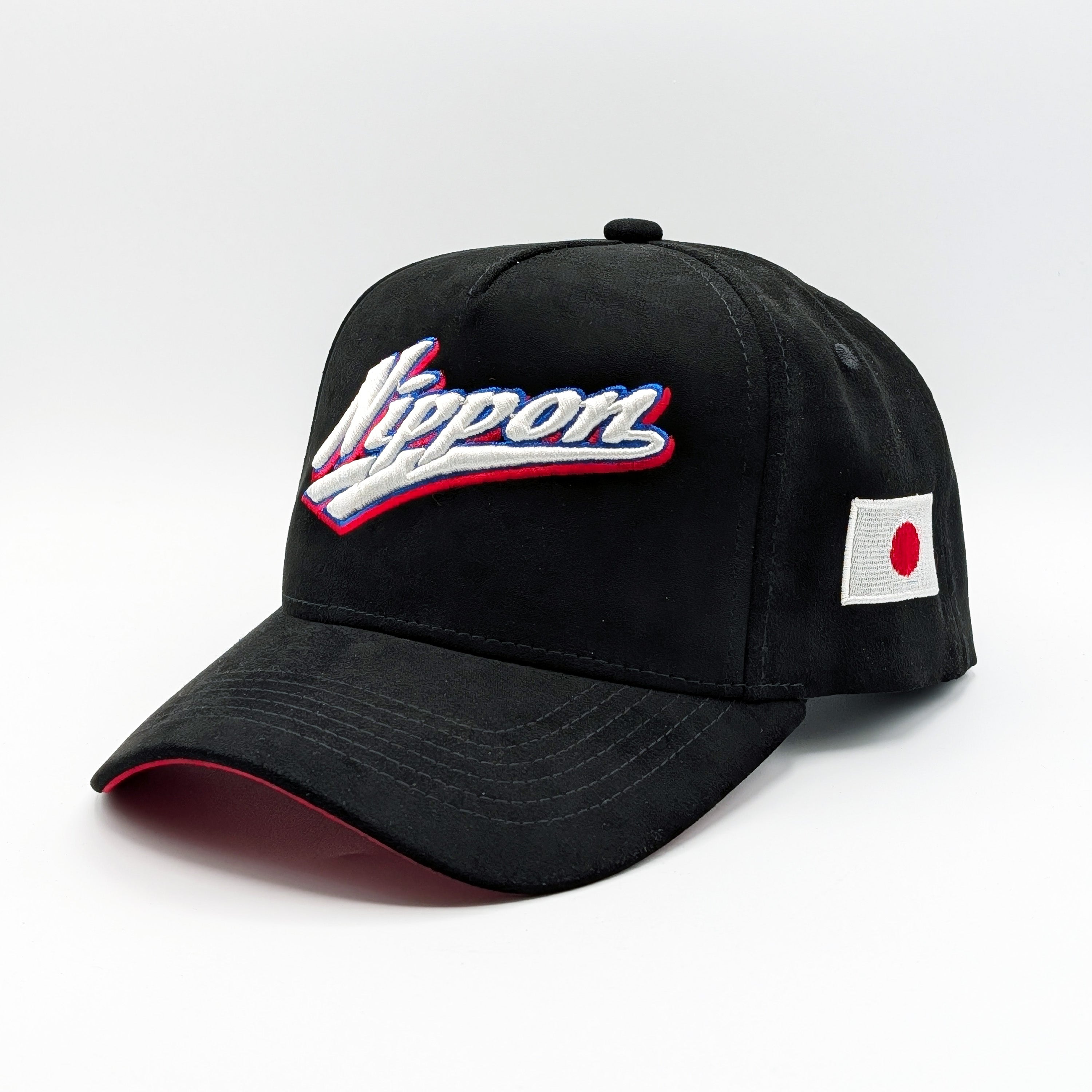 Japan Baseball Snapback WBC - Unique A-Frame Snapback Full Suede Feel