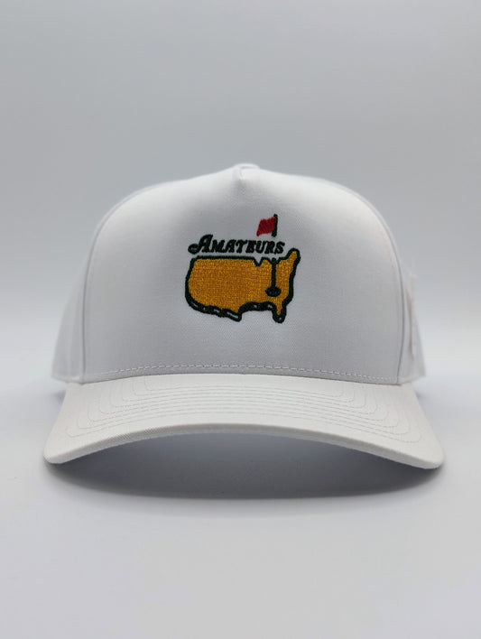 PGA AMATEURS Golf Hat | Funny | Parody | Masters | Snapback Hat