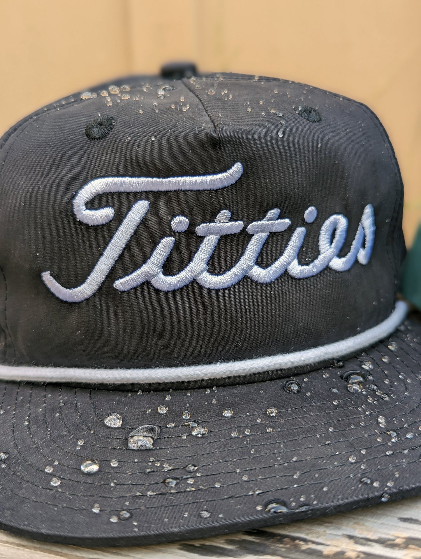 Titties - Titleist Golf Rope Hat | Funny | Parody | Masters | Snapback Hat