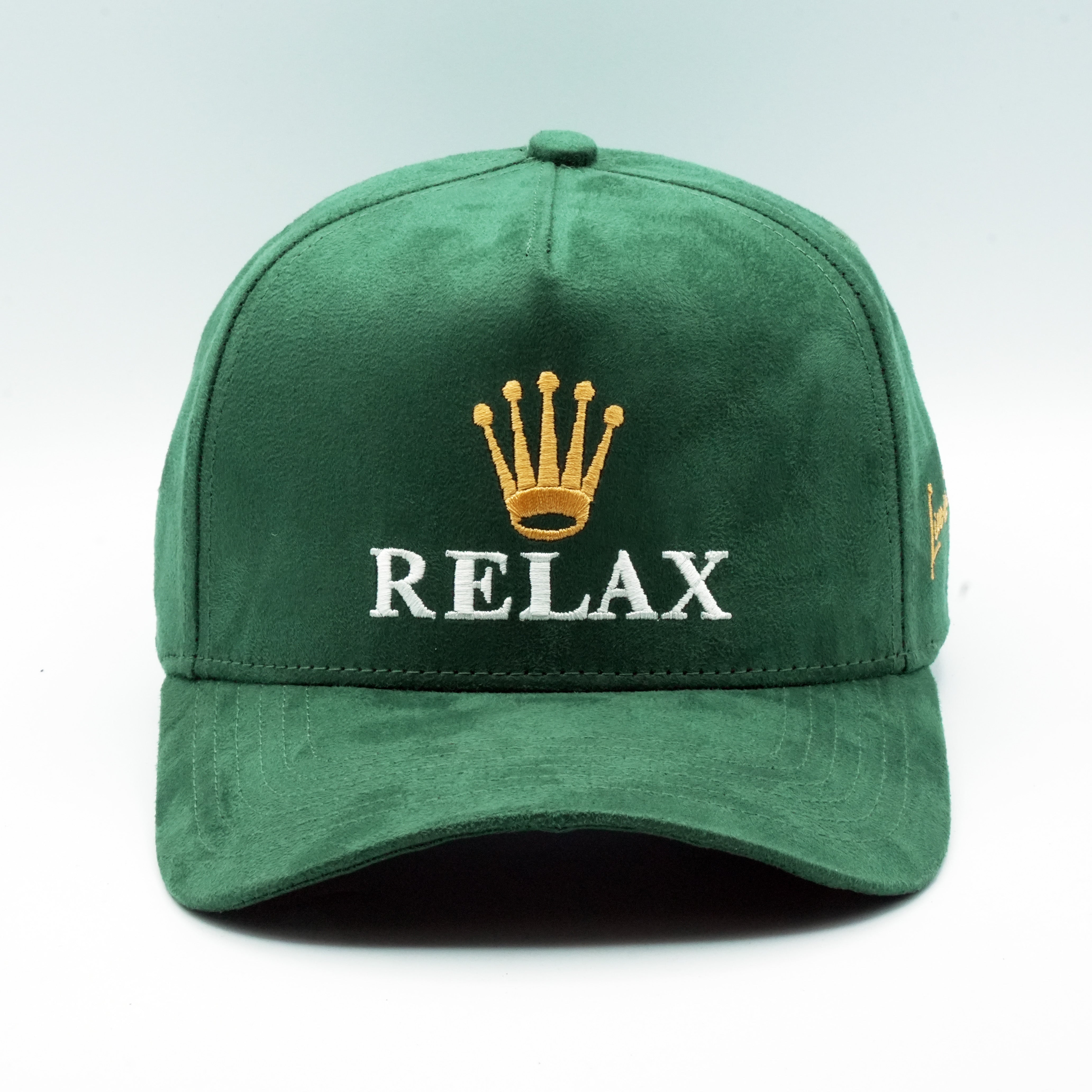 Relax - Premium Hat A-Frame Snapback Adjustable - Suede Feel Finish - 5 Panel