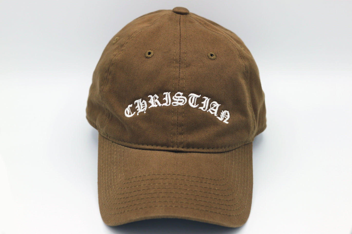 CHRISTIAN - Premium Dad Hat - With Cross on Side