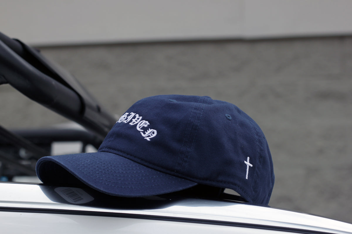 FORGIVEN - Premium Dad Hat - With Cross on Side – mojabasics