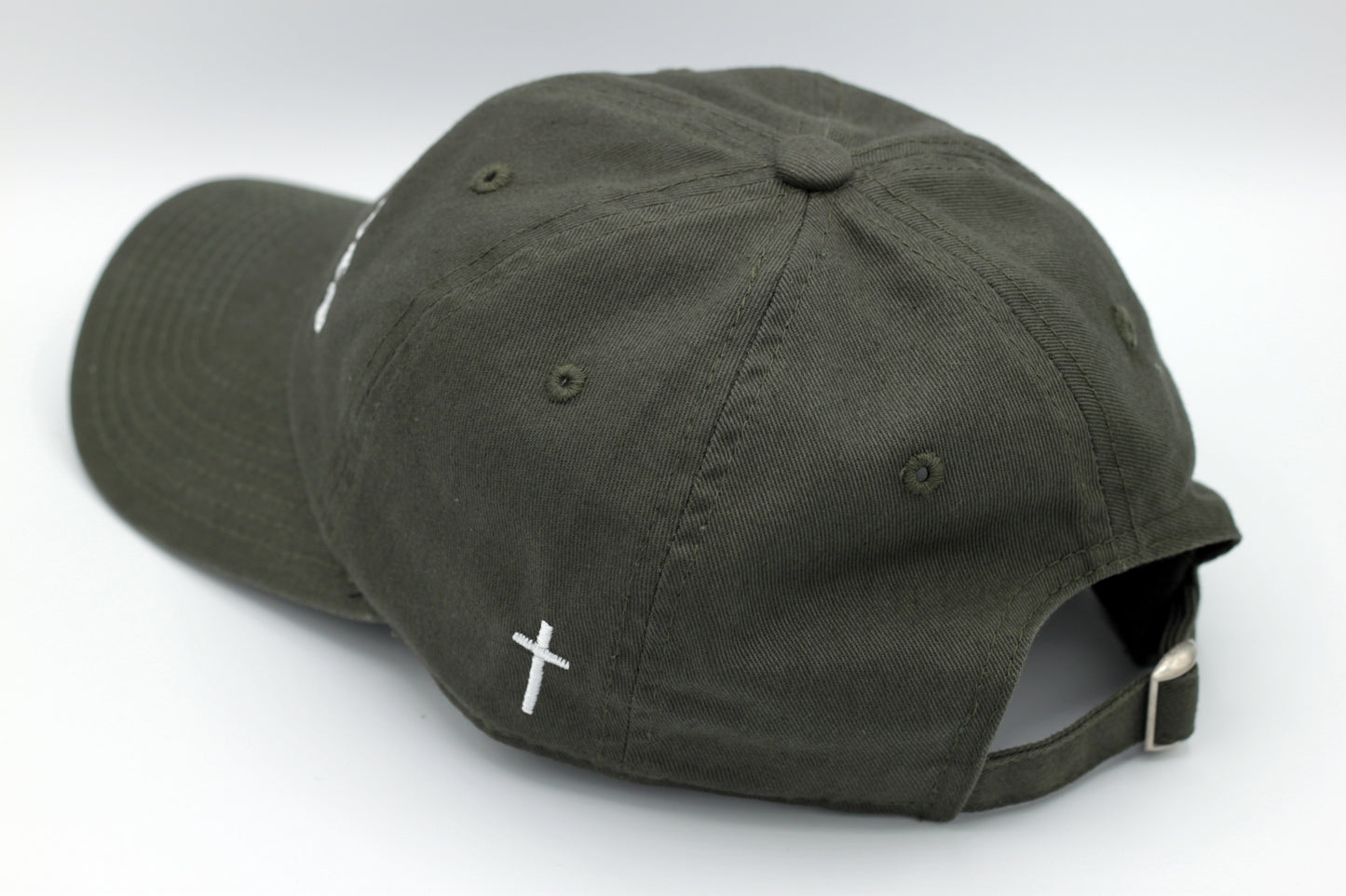 JESUS SAVES - Premium Dad Hat - With Cross on Side